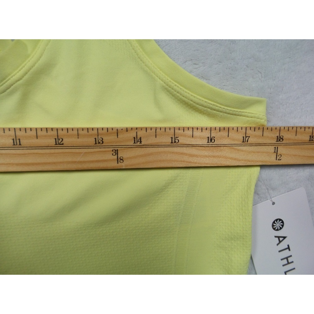 Athleta Top Womens Size Large Yellow Momentum Flex Tank 40+ UV Protection NWT - Picture 6 of 11